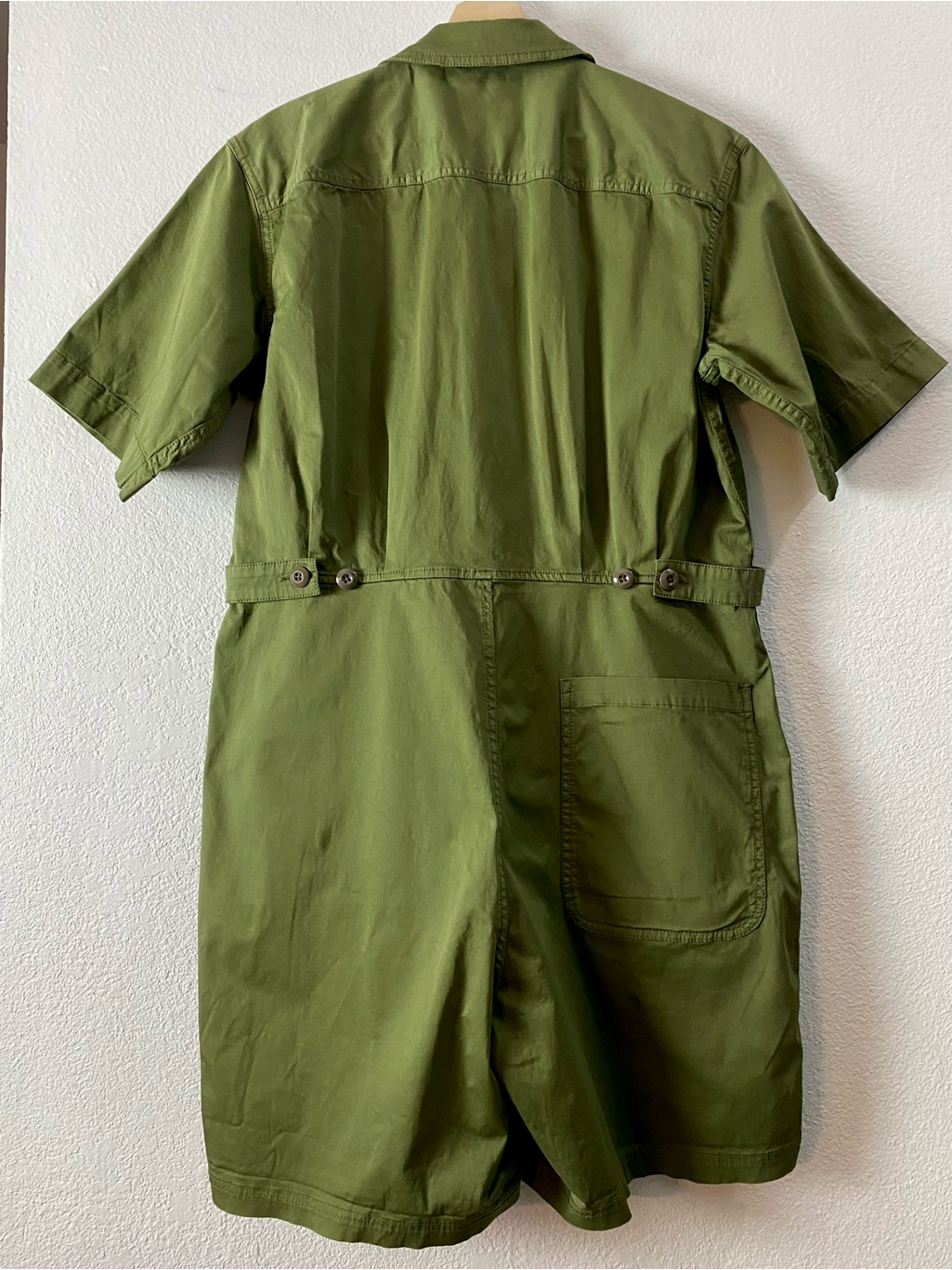 Alex Mill Army Green Utility Romper Playsuit Women’s Xl Cargo Gorpcore Cabincore — image 6 of 8